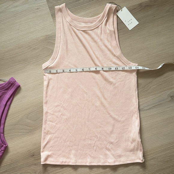 NWT Target, A New Day Women’s Ribbed Sleeveless Tank Too Purple Pink XL - Picture 2 of 3
